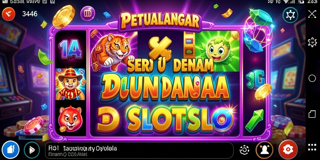 Tampilan menarik dari gameplay Slot 3446 yang seru.
