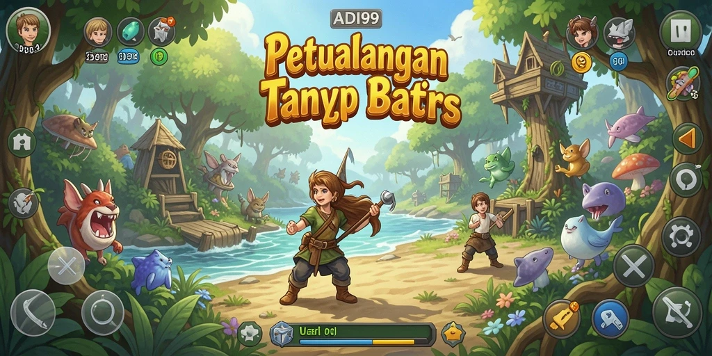 Tampilan gameplay seru dari ADI99 yang penuh petualangan.