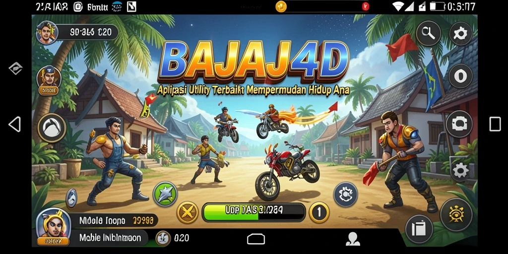 Tampilan antarmuka <strong>BAJAJ4D</strong> yang sederhana dan intuitif untuk keperluan Utility.