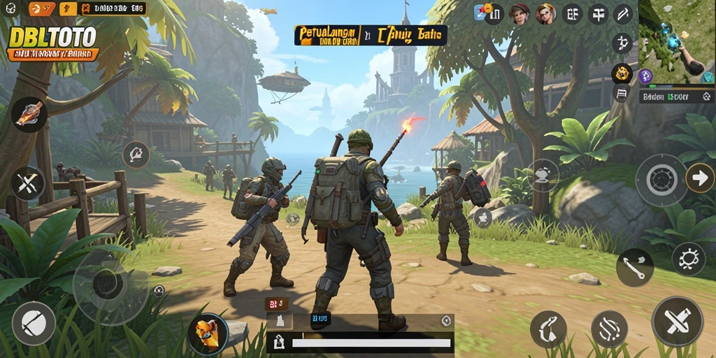 Tampilan gameplay DBLTOTO yang mengesankan dalam dunia terbuka.
