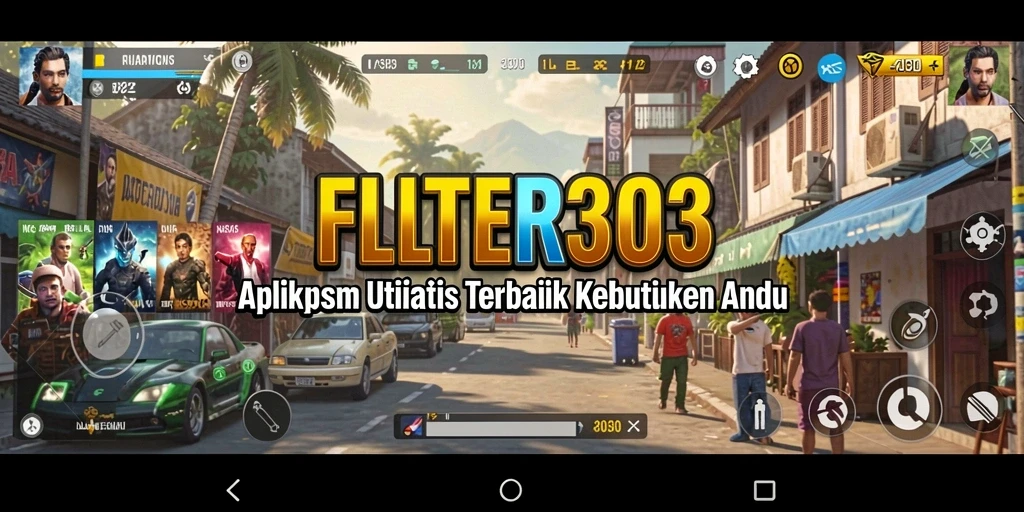 Screenshot utama FILTER303 menunjukkan antarmuka aplikasi yang intuitif dan fitur penyaringan data.