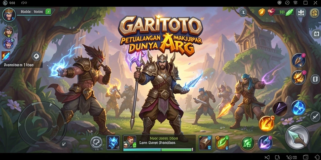 Tampilan gameplay GARITOTO mengungkapkan aksi petualangan yang seru.
