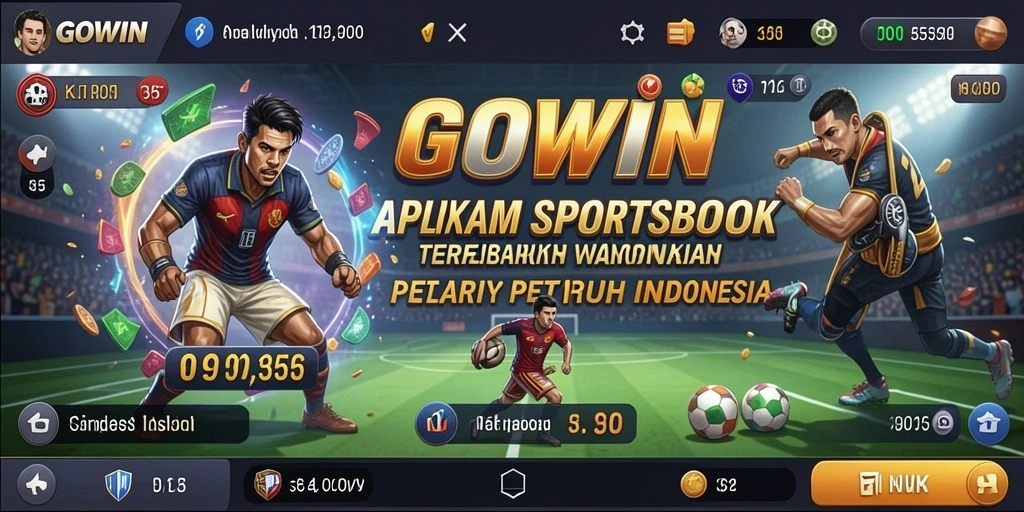 Tampilan menarik dari gameplay aplikasi Sportsbook GOWIN.