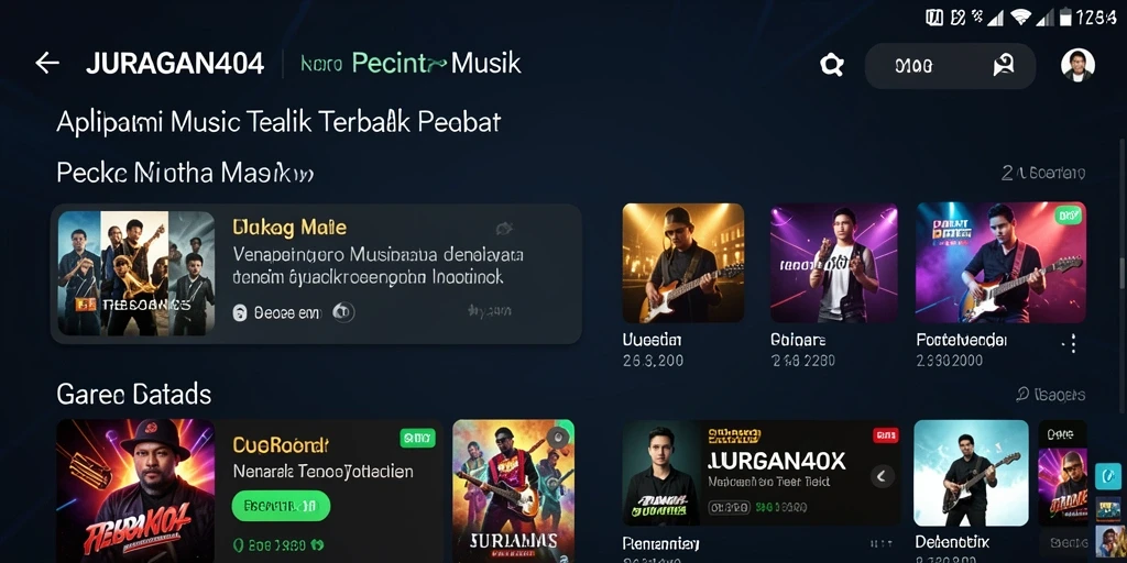 Tampilan gameplay seru di JURAGAN404, penuh warna dan interaksi musik.