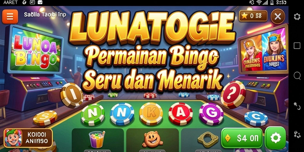Tampilan gameplay menarik dari LUNATOGEL yang seru.