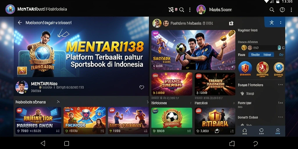 Tampilan menarik dari gameplay dan taruhan di MENTARI138.