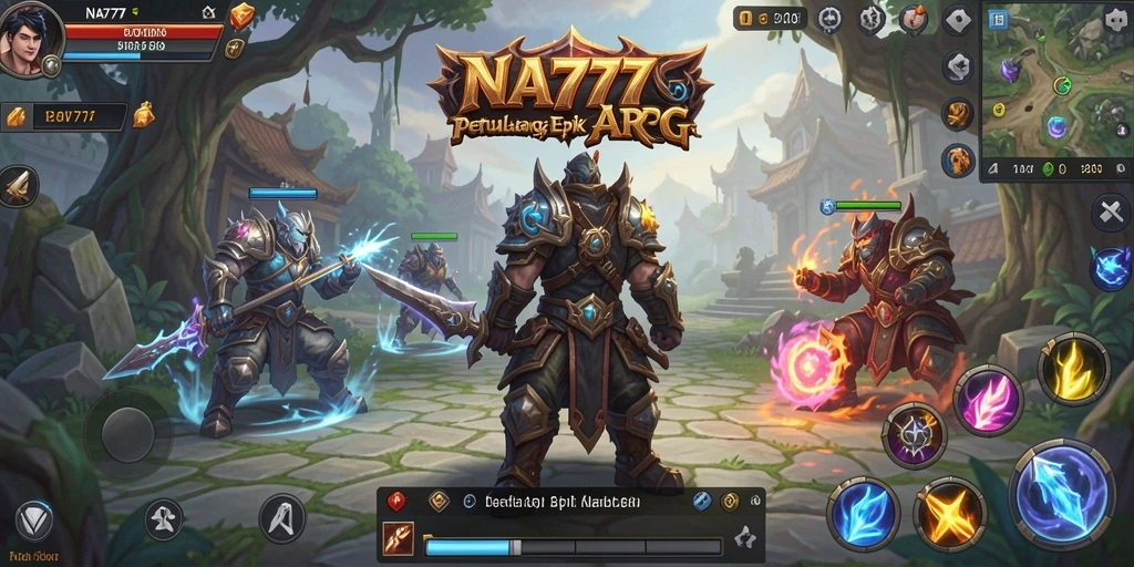 Tangkapan layar gameplay NA777 yang menampilkan aksi seru dalam dunia ARPG.