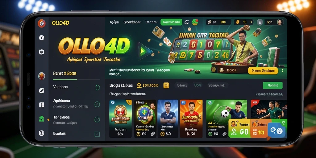 Tampilan antarmuka OLLO4D yang menarik dan informatif.