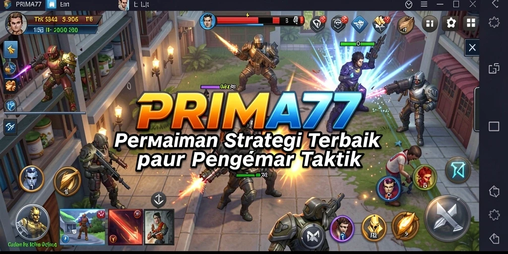 Tampilan menarik dari gameplay PRIMA77 dengan strategi yang mendebarkan.