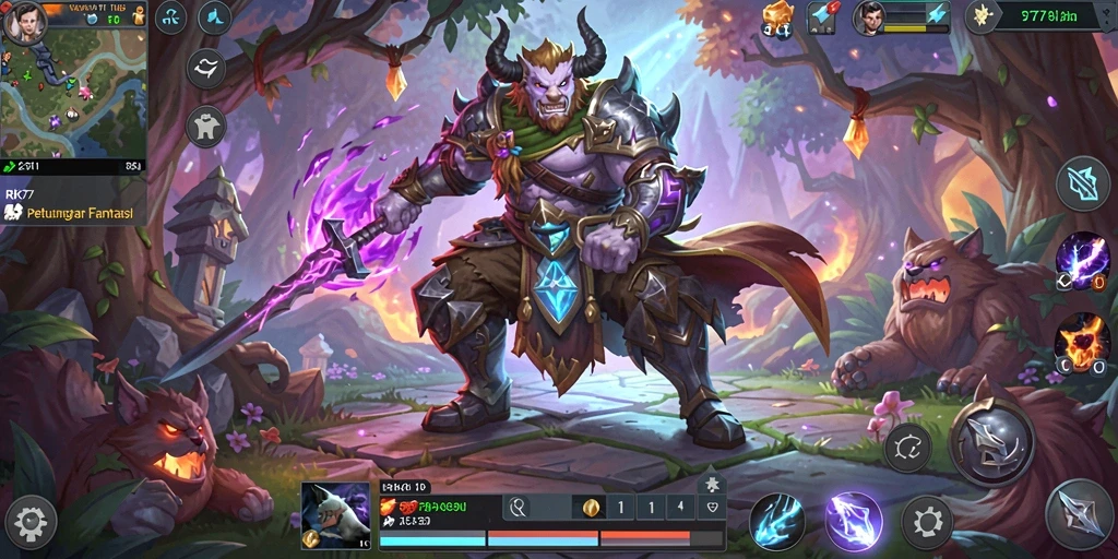 Screenshot menampilkan aksi seru dalam gameplay ARPG.