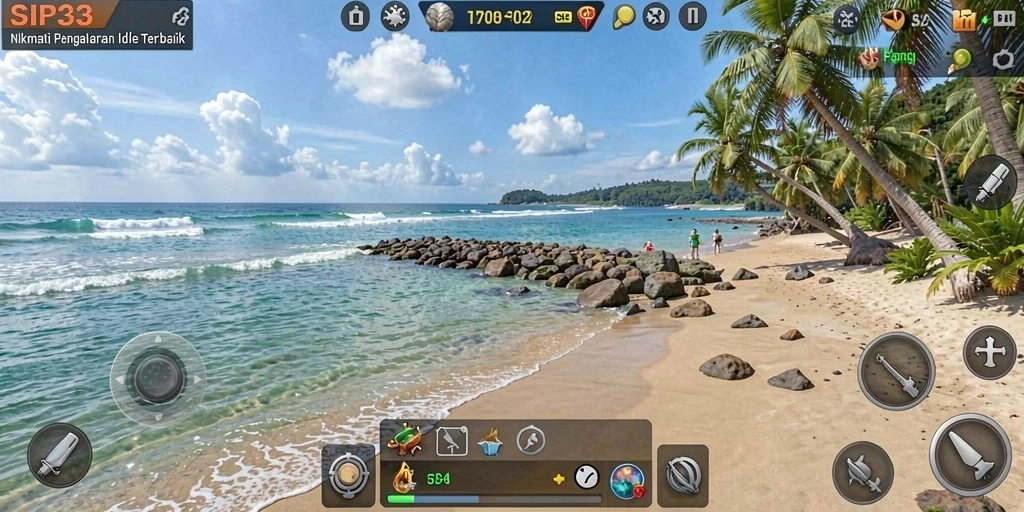 Screenshot SIP33 yang menunjukkan gameplay santai dan menarik.