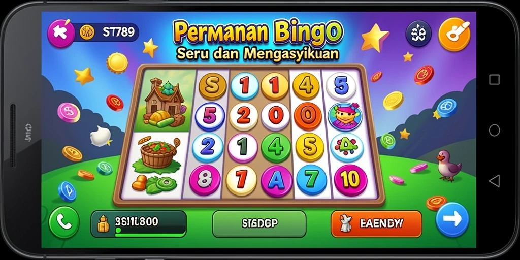 Screenshot gameplay ST789 yang menunjukkan keseruan bermain Bingo.
